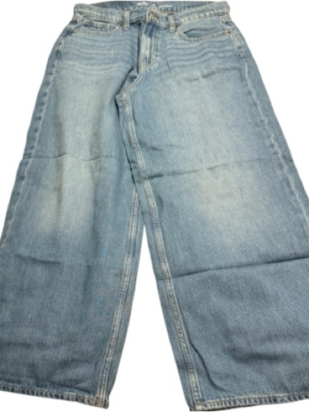 Old Navy Light Wash Baggy Wide Leg Pant -Petite